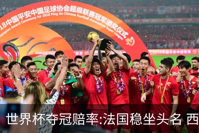 世界杯夺冠赔率:法国稳坐头名 西班牙升至次席